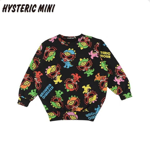 Hysteric Glamour Mini Sweatshirt in dinosaur prints - Picture 1 of 8